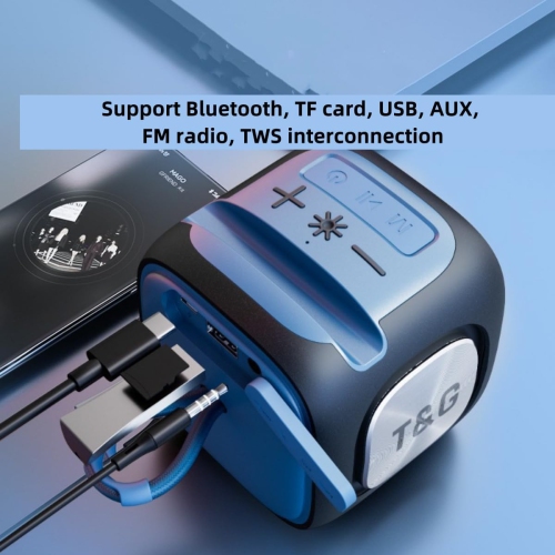 Bluetooth speaker mini portable wireless small speaker home loud volume outdoor waterproof subwoofer Bluetooth 5.3, voice prompt, call function -