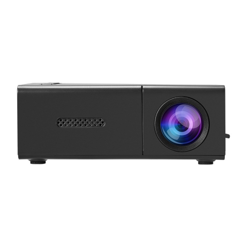 Nouveau Mini projecteur Home HD 1080PLED Portable Projecteur Téléphone portable Même écran - Noir