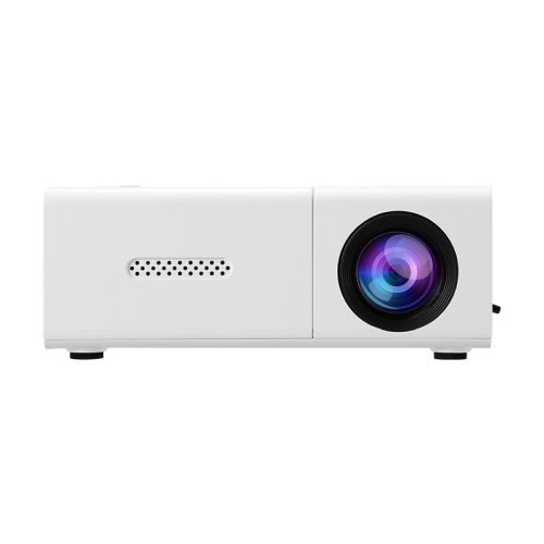 Nouveau Mini projecteur Home HD 1080PLED Portable Projecteur Téléphone portable Même écran - Blanc