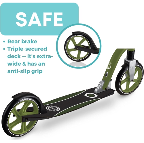 Globber NL Series 2-Wheel Kick Scooters for Kids, Teens and Adults, Foldable Kick Scooter