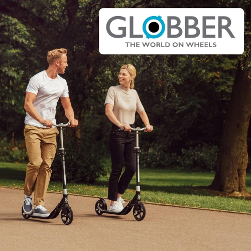 Globber NL Series 2-Wheel Kick Scooters for Kids, Teens and Adults, Foldable Kick Scooter