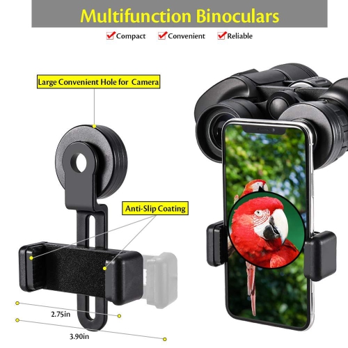 20 x 50 Binoculars for Adults, Fog Proof and Water Resistant, Binoculars with Phone Adapter for Hunting, Bird Watching and Camping