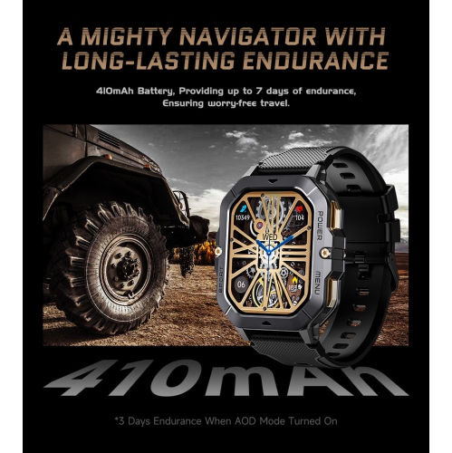 Men's Smart Watch, 2.02'' Smartwatch with Bluetooth Calls, Smartwatch with Message Notifications/Heart Rate Monitor, for Android iOS