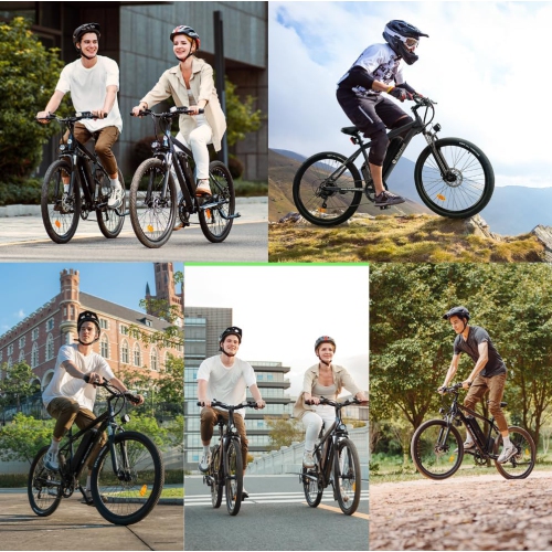 isinwheel Upgrades M10S Adults Electric Bike - Blue