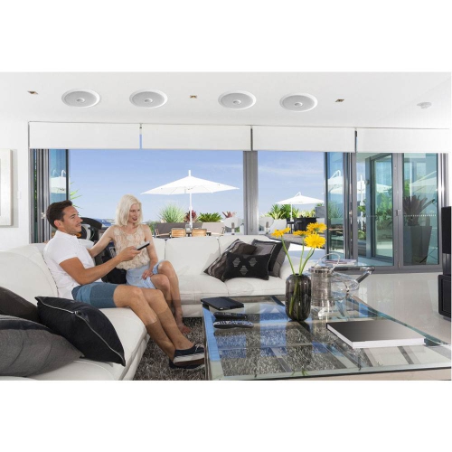 Pyle PDIC60 - 250W, 6.5in In-Wall - In-Ceiling Dual Speaker System, Directable Tweeter, 2-Way, Flush Mount, 1-Pair - W..