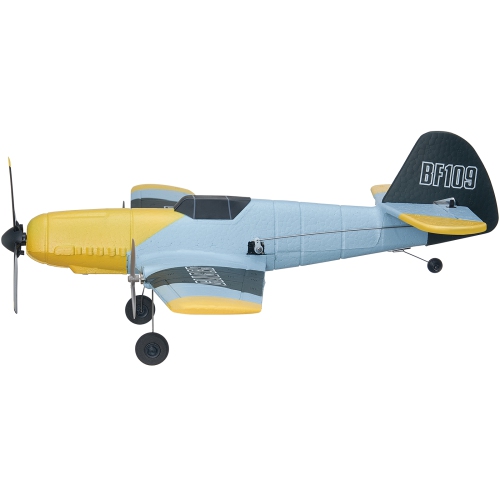 VEVOR 2.4GHZ RC Plane, 3 Channel Remote Control Airplane with 6-Axis Gyro Stabilizer, Fighter Aircraft Plane Toy with 2 Batteries, Easy to Fly RC