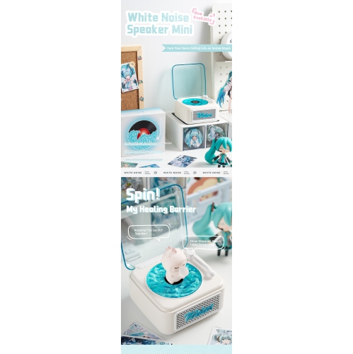 Popular white noise retro white noise Bluetooth speaker wireless small high-quality vinyl record speaker Bluetooth 5.4-voice prompt, money collection