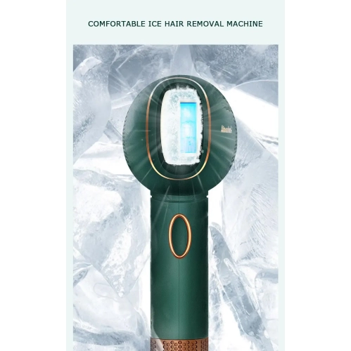 Laser Hair Removal Device, Home Hair Removal Machine, IPL Powerful Hair Removal + Freezing Point Painless Technology - White - US Standard