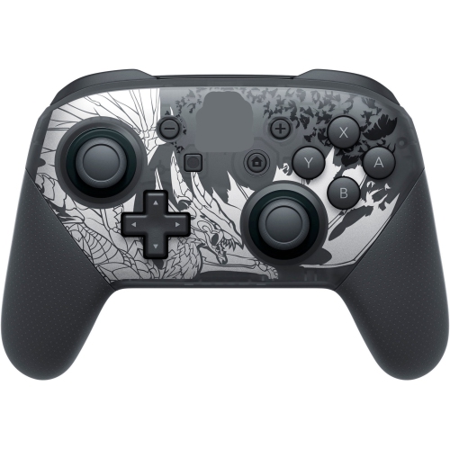 Switch Pro Game Controller Wireless Bluetooth Game Controller NFC Wake-up Supports Somatosensory Vibration Active Wake-up Function -Silver Dragon