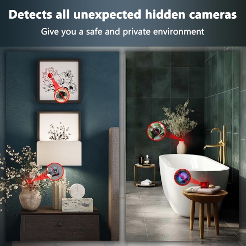 Camera detector hotel anti-sneak infrared scanner anti-GPS anti-peep positioning monitoring wireless detection, spy camera detector