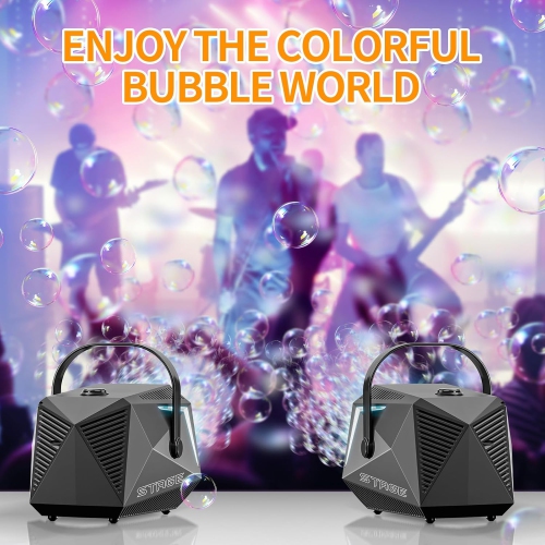 Remote control bubble machine rechargeable fully automatic wedding performance commercial large capacity children's birthday party electric bubble