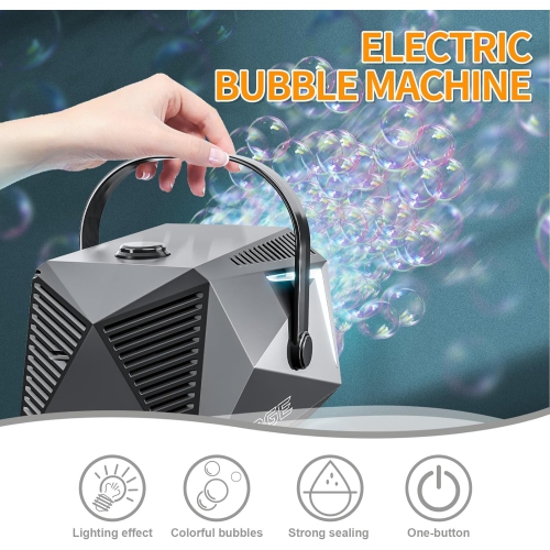 Remote control bubble machine rechargeable fully automatic wedding performance commercial large capacity children's birthday party electric bubble