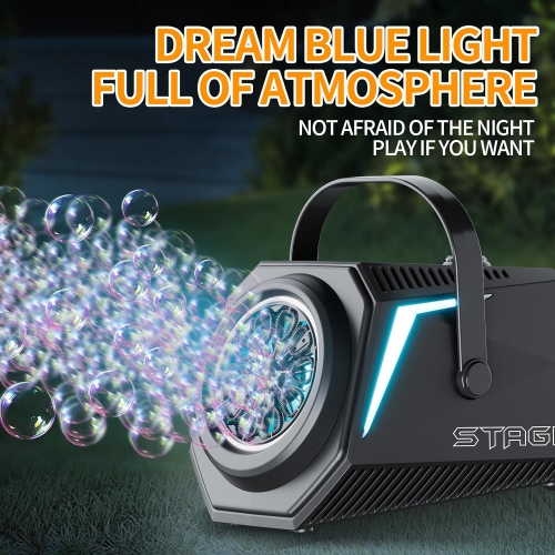Remote control bubble machine rechargeable fully automatic wedding performance commercial large capacity children's birthday party electric bubble