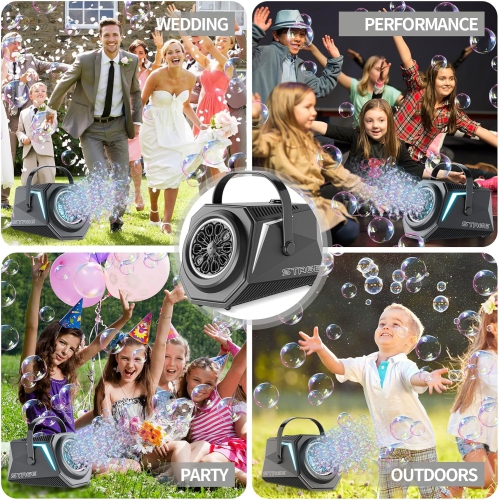 Remote control bubble machine rechargeable fully automatic wedding performance commercial large capacity children's birthday party electric bubble