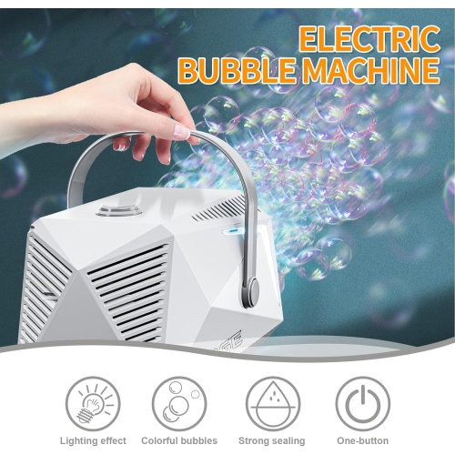 Remote control bubble machine rechargeable fully automatic wedding performance commercial large capacity children's birthday party electric bubble