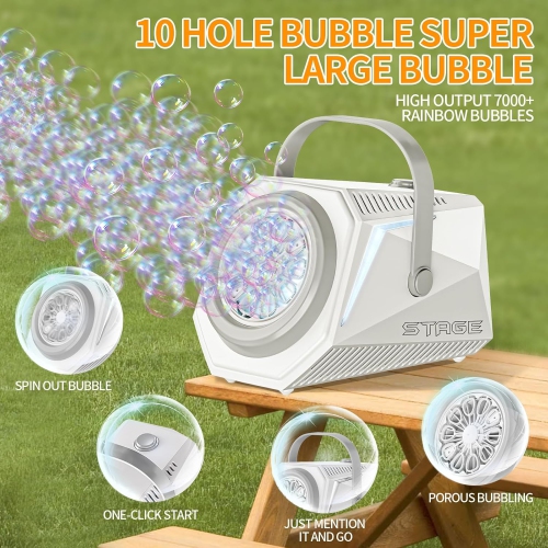 Remote control bubble machine rechargeable fully automatic wedding performance commercial large capacity children's birthday party electric bubble