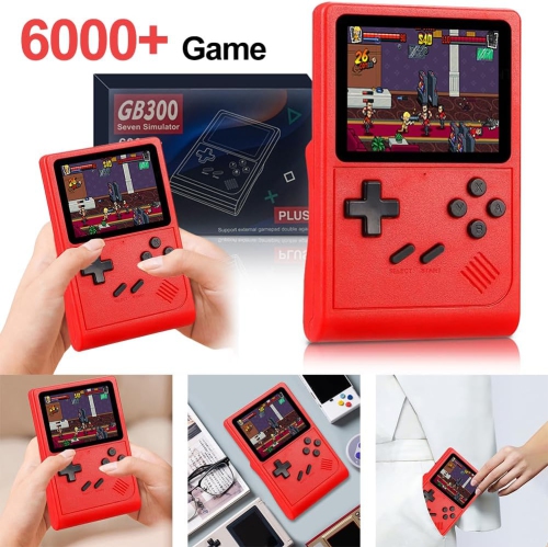 3.5 Inch Retro Handheld Game Console-6000+ Classic Games, Support Multiple Emulators,Custom Controls - Portable Game Console, Great Gift for Boys and