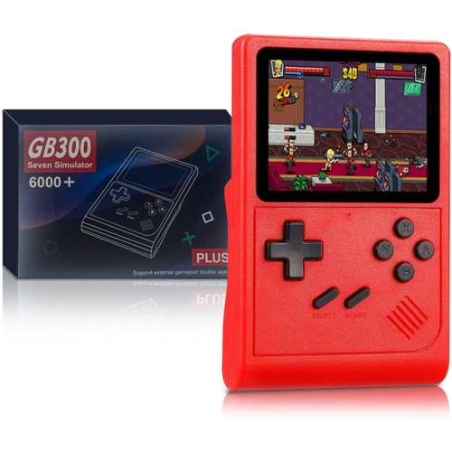 3.5 Inch Retro Handheld Game Console-6000+ Classic Games, Support Multiple Emulators,Custom Controls - Portable Game Console, Great Gift for Boys and