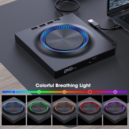 USB external optical drive mobile DVD burner expansion card desktop external computer notebook - read model