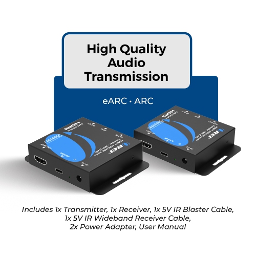 Prolongateur audio HDMI™ eARC/ARC OREI - 165&nbsp;pi (EARC-EX165-K)