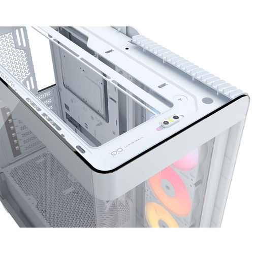 Boîtier d'ordinateur mi-hauteur ATX 4500X ARGB FRAME de Corsair - Blanc