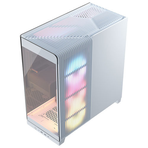 Boîtier d'ordinateur mi-hauteur ATX 4500X ARGB FRAME de Corsair - Blanc