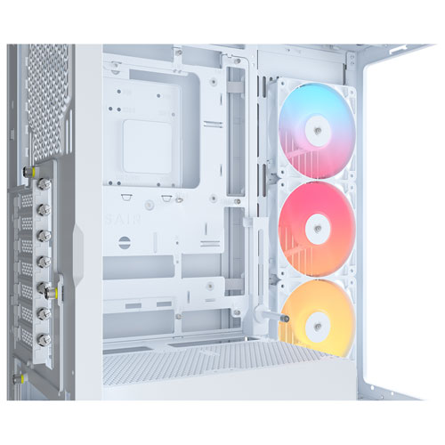 Boîtier d'ordinateur mi-hauteur ATX 4500X ARGB FRAME de Corsair - Blanc