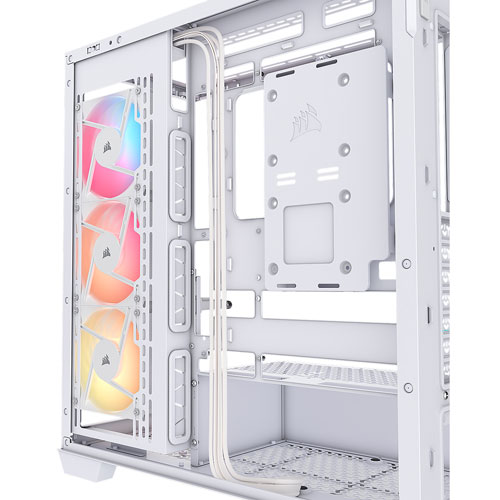 Corsair 3500X RS-R ARGB Mid-Tower ATX Computer Case - White