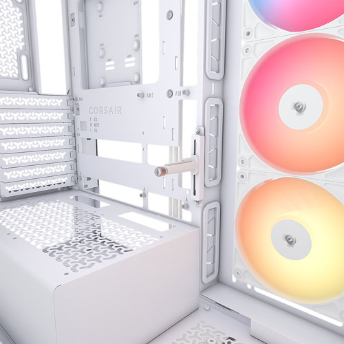 Corsair 3500X RS-R ARGB Mid-Tower ATX Computer Case - White