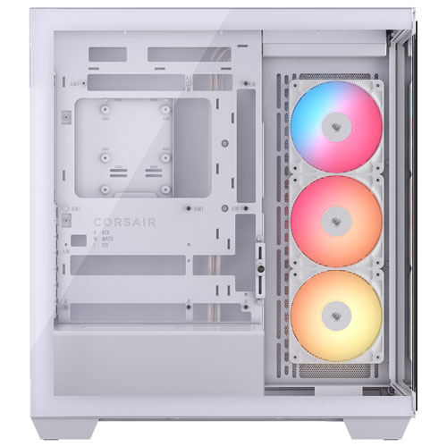 Corsair 3500X RS-R ARGB Mid-Tower ATX Computer Case - White