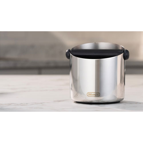 Bac à marc à nettoyage facile De'Longhi - Acier inoxydable