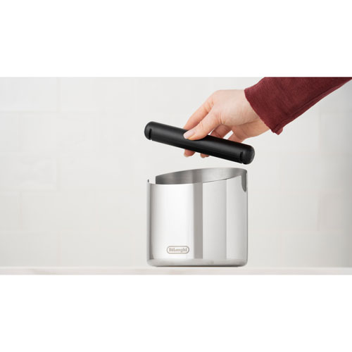 Bac à marc à nettoyage facile De'Longhi - Acier inoxydable