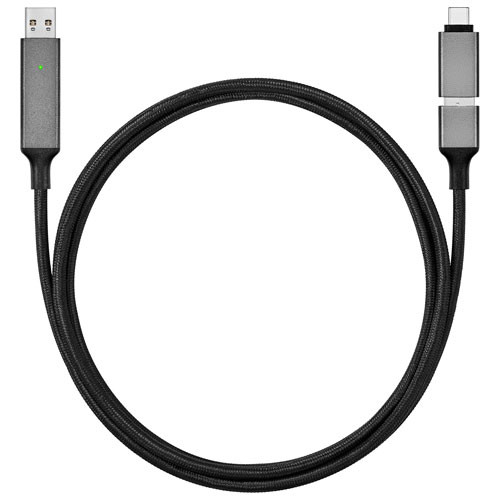 Câble USB-A de 1,83m avec adaptateur USB-C d'Insignia (NS-PCK336C26-C) - Exclusivité Best Buy