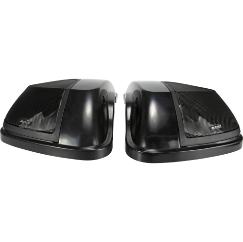 Couvercles de sac Kicker 46HDBL ajustés pour certains modèles de Harley Davidson de 2014 ans et plus