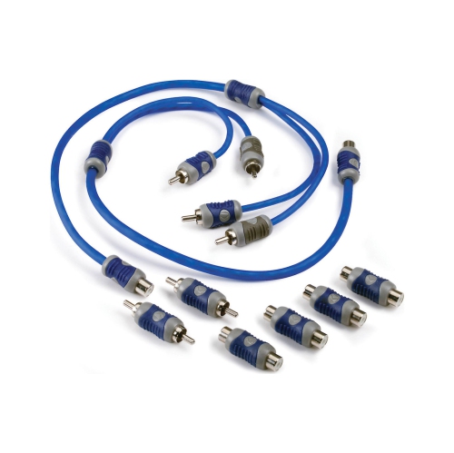 Kicker 46KIYFM Y Adapter with Male RCA's and Female RCA Adapters