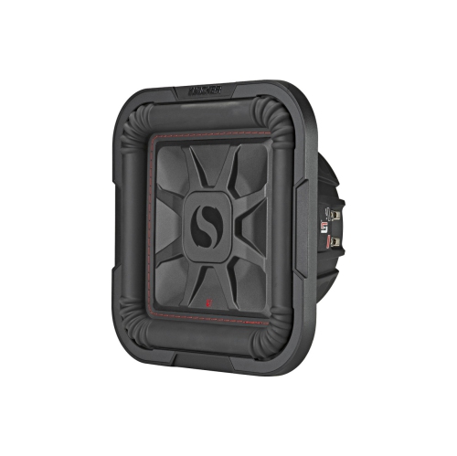 Haut-parleur d'extrêmes graves peu profond 500&nbsp;W 46L7T104 série L7T 10&nbsp;po Kicker - 4&nbsp;Ohm double