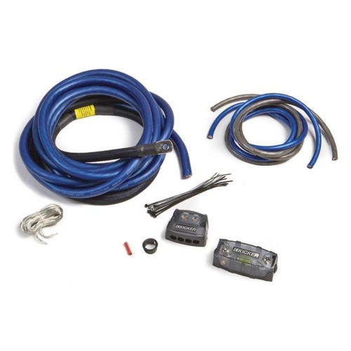 Kicker PKD1 1/0-gauge dual amplifier power wiring kit
