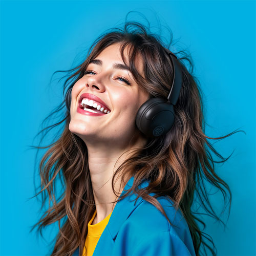 Casque d'écoute 100 % sans fil Studio 2 de Jlab - Noir