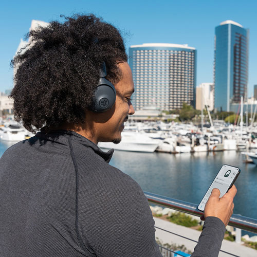 Casque d'écoute 100 % sans fil à suppression du bruit Go LUX de JLab - Graphite