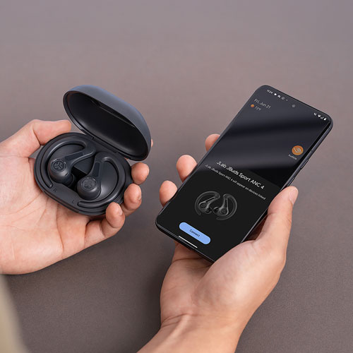 Écouteurs boutons 100 % sans fil à suppression du bruit JBuds Sport de JLab - Graphite