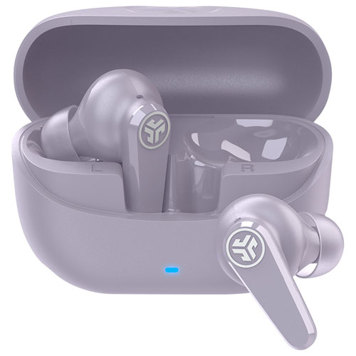 Écouteurs boutons 100 % sans fil à suppression du bruit Go Pop de JLab - Lilas