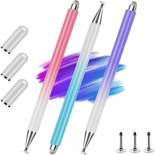 GUUGEI Stylus Pen for Touch Screens Fine Point High Precision 2 in 1 Capacitive Stylus