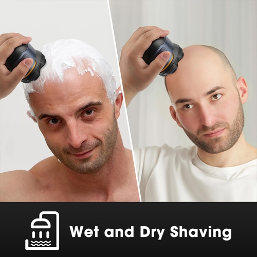 Men Electric Shaver 6D Magnetic Head Shaver for Bald Men Shaving Rotary Shaver Grooming Waterproof Wet and Dry