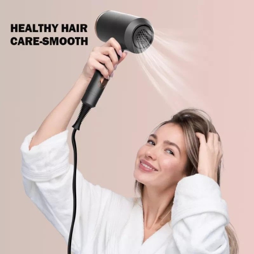 Sèche-cheveux ionique professionnel 2000 W avec diffuseur, sèche-cheveux rapide, 120 000 tr/min, sèche-cheveux haute vitesse pour