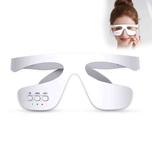 Red Light Heating Eye Beauty Massage 3D Anti Aging Eye Care Sac anti-rides Défroissage Douleur soulagement Spa LED Light Therapy