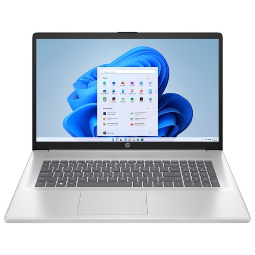 HP  Refurbished (Excellent) - 17.3" Laptop - Natural (Intel Core I5 1334U/16GB Ram/512GB SSD/windows 11) In Silver