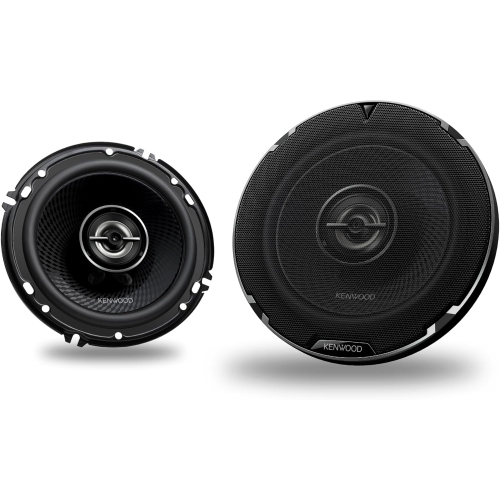 Kenwood KFC-1698RS 6.5", 100W RMS / 350W PEAK, 2-Way Round Car Speakers, Black