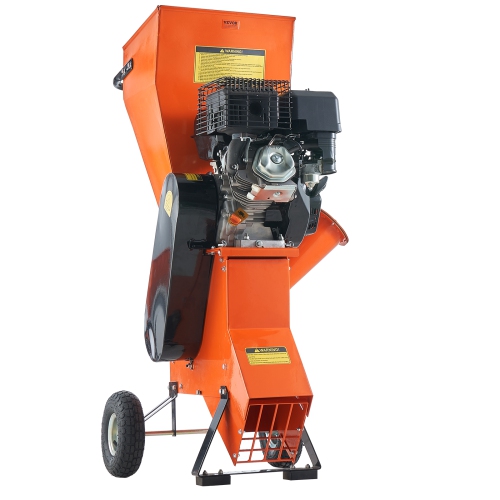 Déchiqueteuse à bois VEVOR 8,6KW, moteur à essence robuste de 12&nbsp;HP, moteur 420&nbsp;cc de 2&nbsp;po de diamètre maximum, coupe rapide du bois