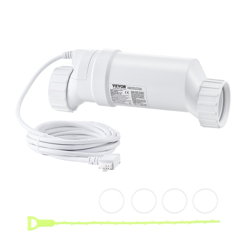 VEVOR Salt Water Chlorinator System, Fits for Hayward W3T-Cell-15, Pool Cell Salt Water System for In-Ground Swimming Pools up to 40,000 Gallons, 15