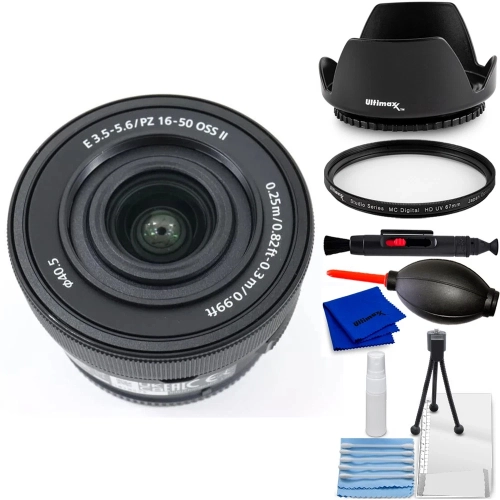 SONY  E Pz 16-50MM F/3.5-5.6 Oss Ii Lens (Black, ) - 7PC Accessory Kit